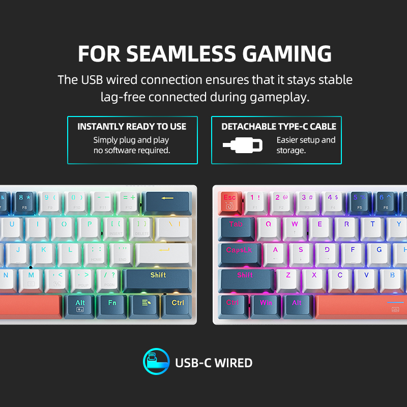 K500-B61 Machenike Mini Mechan - Gaming Keyboard Mini review and price
