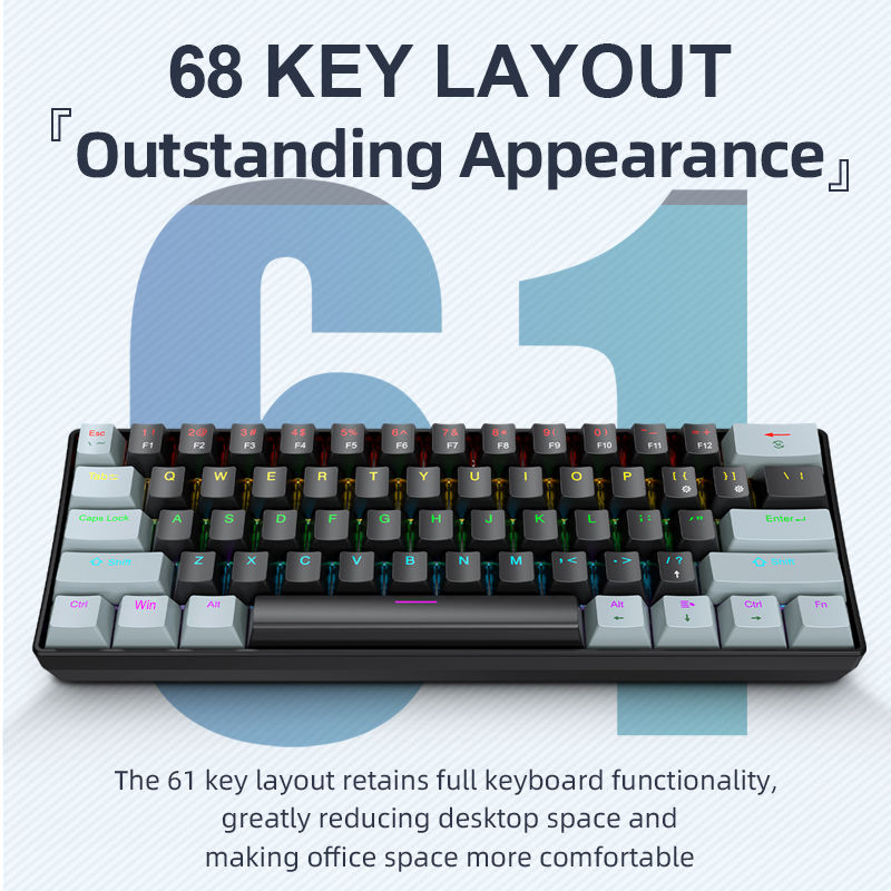 APAYADO K61 Mini Mechanical Ke - Gaming Keyboard Mini review and price