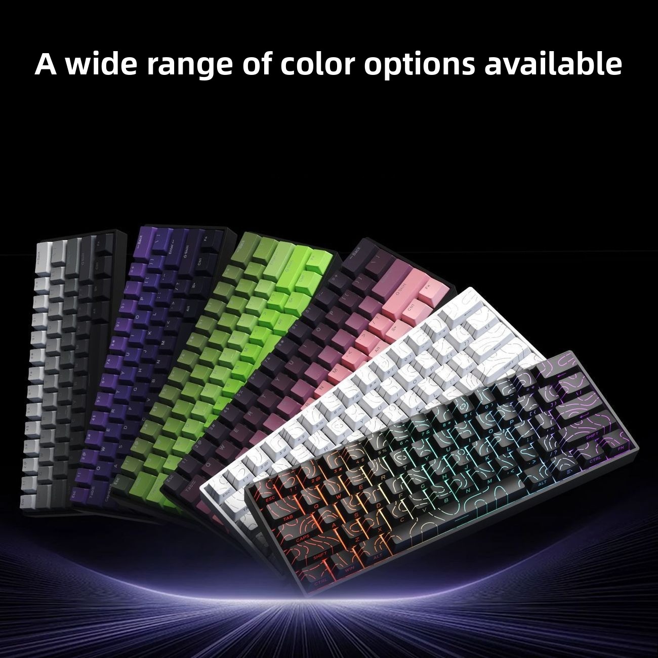 Teclado 60% Wireless Bluetooth - Keyboard Gaming Blue Switch review and price