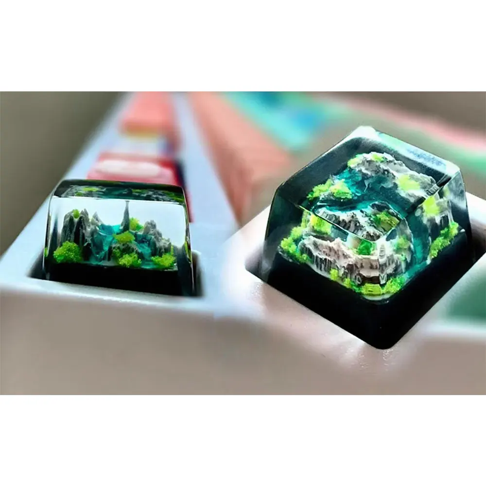Mountain And Sea Artisan Resin - Gaming Keyboard No Rgb review and price